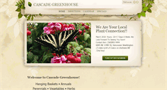 Desktop Screenshot of cascadegreenhouse.net